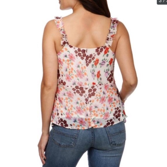 Lucky Brand Ruffle Floral Tank - Picture 3 of 5